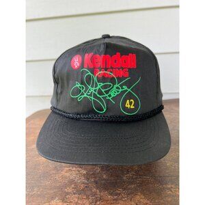 Vintage Kendall Racing Snapback Hat Black 42 Kyle Petty X3